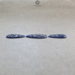 Blue Sapphire Gemstone Carving : 65.60cts Natural Untreated Unheated Blue Sapphire Hand Carved Pear Shape 30*17mm - 35*18mm 3pcs