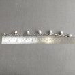 925 Sterling Silver With Cubic Zirconia Bracelet : 28.84gms Fashion Jewellry Mini CZ Bullet Chain Bracelet 8.75"