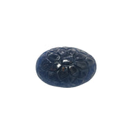 BLUE SAPPHIRE Gemstone Carving : 49.20cts Natural Untreated Unheated Sapphire Hand Carved Oval Shape 26*18mm