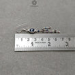 Blue & Multi Sapphire Gemstone 925 Sterling Silver Beaded Earrings : 2.88gms Natural Sapphire Drop Dangle Statement Hook Earring 2.5"