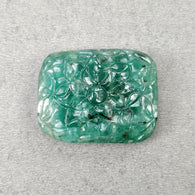 Hand carved Emerald