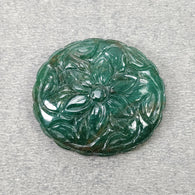 Hand carved emerald
