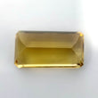 YELLOW CITRINE Gemstone Cut : 22.50cts Natural Untreated Unheated Citrine Gemstone Normal Cut Baguette Shape 24*13mm*13.5(h) 1pc For Jewelry