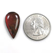 Red Ammolite Gemstone Cabochon : 9.00cts Natural Fossilized Shell Multi Color Ammolite Pear Shape Cabochon 24*13mm (With Video)