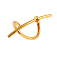 Sideways Cross Ring  Sterling Gold Cross Ring Christian Rings For Women Catholic Ring Handmade Boho Style