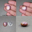 Star Ruby Gemstone Cabochon : 35cts - 43cts Natural Untreated Unheated 6Ray Star Ruby Oval Shape