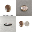 Golden Brown Chocolate SAPPHIRE Gemstone Normal Cut : Natural Untreated Sheen Sapphire Triangle Oval Hexagon Shape 1pc