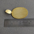 Handmade Brass Earring : 2.50" 18k Gold Plated 14.00GMS Brass Boho Style Push Back Drop Dangle Oval Shape Earring Gift For Her