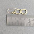 Handmade Brass Earring : 1.50" 18k Gold Plated 2.50GMS Brass Boho Style Leaf Shape Hook Earring Gift For Her