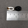 Handmade Brass Earring : 1.50" 18k Gold Plated 4.00GMS Brass Boho Style Hammer Texture With Black Sea Shell Push Back Earring Gift For Her