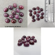 Ruby Gemstone Cabochon : Natural Untreated Unheated Red Ruby Oval Shape 8*10mm Lots For Jewelry