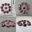 RUBY Round DCB Cherker Cut : Natural Untreated Unheated Ruby Round DCB Cherker Cut Gemstone 14mm*6h Lots