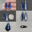 Rainbow Flashing LABRADORITE Gemstone Normal Cut : Natural Untreated Blue Labradorite Uneven & Pear Shape