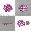 SAPPHIRE Gemstone Rose Cut : Natural Untreated Unheated Raspberry Sheen Pink Sapphire Uneven Shape Sets