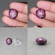 Johnson Star Ruby Gemstone Cabochon : 17cts - 54cts Natural Untreated Unheated Both Side 6Ray Star Ruby Uneven Shape
