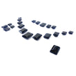 Blue Sapphire Gemstone Normal Cut : 224.75cts Natural Untreated Unheated Sapphire Cushion Shape 8*10mm - 15*20mm 21pcs Sets For Jewellery