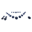 Blue Sapphire Gemstone Normal Cut : 166.70cts Natural Untreated Unheated Sapphire Oval Shape 8*10mm - 15*20mm 21pcs Sets For Jewellery