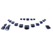 Blue Sapphire Gemstone Normal Cut : 261.00cts Natural Untreated Unheated Sapphire Cushion Shape 8*10mm - 15*20mm 21pcs Sets For Jewellery