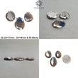 Chocolate & Blue Silver Sheen Sapphire Gemstone Normal Cut : Natural Untreated Golden Brown Sapphire Egg Shape 3pcs Set