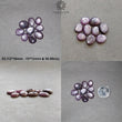 Star Ruby Gemstone Cabochon : 51cts - 56cts Natural Untreated Unheated Red 6Ray Star Ruby Uneven Egg Shape Set