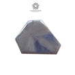 Unique Rare Blue Sapphire Gemstone Cabochon Trapiche : 424.00cts Natural Untreated Unheated Sapphire Uneven Shape 57*71mm