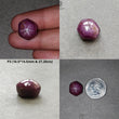 Johnson Star Ruby Gemstone Cabochon : 16cts - 32cts Natural Untreated Unheated Red 6Ray Star Ruby Hexagon Shape