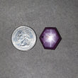 Star RUBY Gemstone Cabochon : 40.50cts Natural Untreated African Red Ruby 6Ray Star Hexagon Shape 22.5*18mm