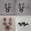 Star Sapphire Gemstone Cabochon : Natural Untreated Golden Brown Chocolate Sapphire 6Ray Star Oval Shape