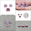 Sapphire TRAPICHE Normal Cut : Natural Untreated Raspberry Pink Sheen Sapphire Gemstone 6Ray Trapiche Hexagon Shape Sets