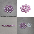 Star Sapphire Gemstone Cabochon : 20cts - 40cts Natural Untreated African Pink Sapphire 6Ray Star Uneven Egg Shape Set