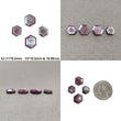 Sapphire Gemstone Normal Cut : Natural Untreated Unheated Raspberry Pink Sheen Sapphire Hexagon Shape Sets