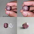 Johnson Star Ruby Gemstone Wand : 49cts - 74cts Natural Untreated Unheated Red 6Ray Star Ruby Uneven Shape