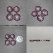 Johnson Star Ruby Gemstone Cabochon : 47cts - 84cts Natural Untreated Unheated Red 6Ray Star Ruby Hexagon Uneven Shapes 4pcs & 5pcs Sets