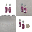 Ruby & Pink Multi Sapphire Gemstone Rose Cut : Natural Untreated Unheated Marquise And Cushion Shape Sets