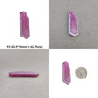 Rosemary Sheen Sapphire Gemstone Flat Slices : Natural Untreated Pink Sapphire Hexagon Shape