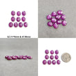 Raspberry Sapphire Gemstone Checker Cut : Natural Untreated Unheated Pink Sheen Sapphire Oval Shape 11*9mm 10pcs Lots