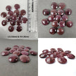 RUBY Round DCB Cherker Cut : Natural Untreated Unheated Ruby Round DCB Cherker Cut Gemstone 14mm*6h Lots