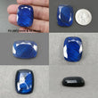 Rainbow Flashing LABRADORITE Gemstone Normal Cut : Natural Untreated Blue Labradorite Cushion Shape