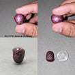 Johnson Mines Star Ruby Gemstone Wand : Natural Untreated Unheated Red 6Ray Star Ruby Uneven Shape