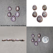 Star Sapphire Gemstone Cabochon : 17cts - 26cts Natural Untreated African Pink Sapphire 6Ray Star Uneven Egg Shape Set