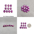 Raspberry Sapphire Gemstone Checker Cut : Natural Untreated Unheated Pink Sheen Sapphire Oval Shape 11*9mm 10pcs Lots