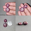 Johnson Star Trapiche Ruby Gemstone Cabochon : 30cts - 148cts Natural Untreated Unheated 6Ray Star Ruby Hexagon Shape 2pcs Sets