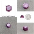 Raspberry Sheen Sapphire Gemstone Normal Cut : Natural Untreated Unheated Pink Sapphire Hexagon Shape