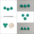 Green Pink Blue Orange & Black Onyx Gemstone Cabochone : Natural Color Enhanced Onyx  Bullets Shape Pairs