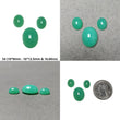 GREEN CHRYSOPRASE Gemstone Cabochon : Natural Untreated Unheated Chrysoprase Oval Shape 3pcs Sets