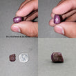 Star Ruby Gemstone WAND : Natural Untreated Raw Ruby Specimen Rough Uneven Shape Wand