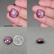 Johnson Mines Star Ruby Gemstone Cabochon : Natural Untreated Unheated Red 6Ray Star Ruby Uneven Shape