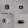 Star Ruby Gemstone Cabochon : 14cts - 20cts Natural Untreated Unheated Red 6Ray Star Ruby Oval Shape
