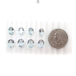 Aquamarine Gemstone Faceted Cut: 18.10cts Natural Untreated Unheated Blue Aquamarine Oval Shape 9*7mm - 10*8mm 8pcs Lot March Birthstone