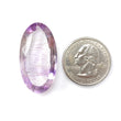 Rutile Amethyst Quartz Gemstone Faceted ,Checker Cut: Natural Untreated Purple Amethyst Oval Shape 1pc for Jewelry February Birthstone